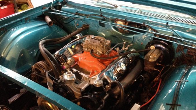 fresh 400ci engine for the 1965 Chrysler 300 convertible