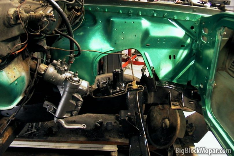 Engine bay cleanup and paint