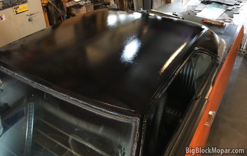 1973 Dodge Dart roof image in Black Paint