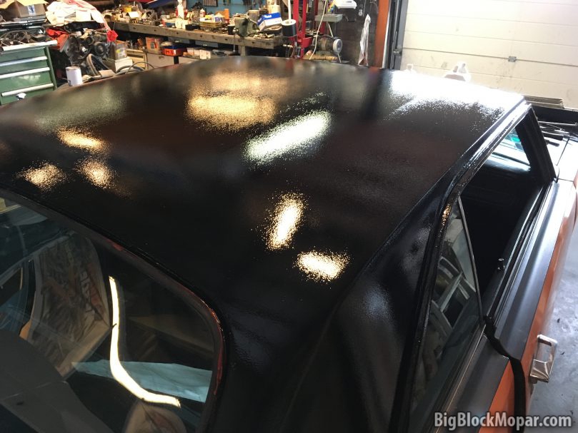 1973 Dodge Dart roof image in Black Paint